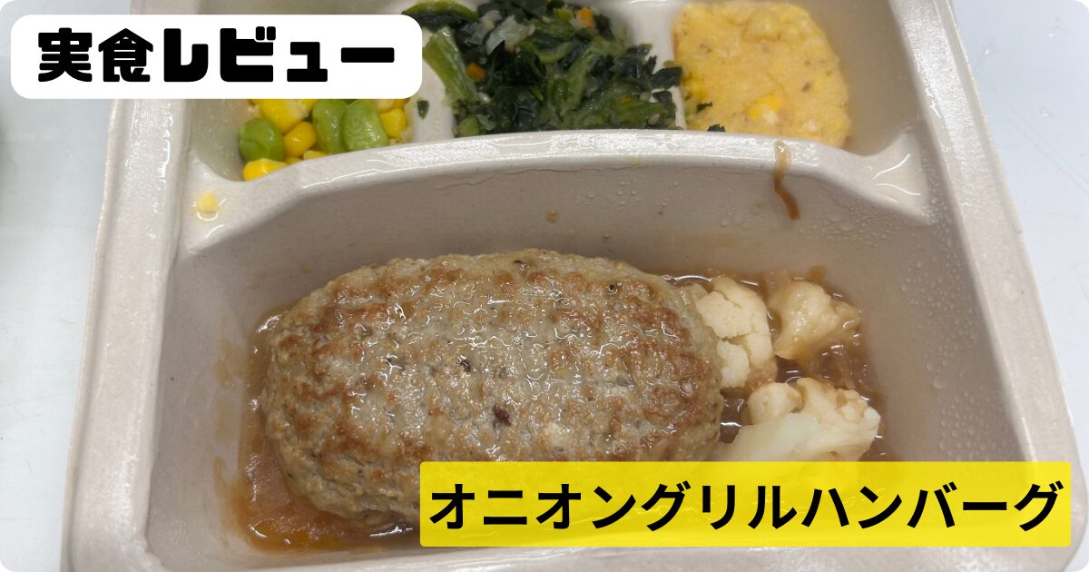 ナッシュ　オニオングリルハンバーグ